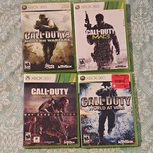 Call of Duty Game Bundle - Green Cases